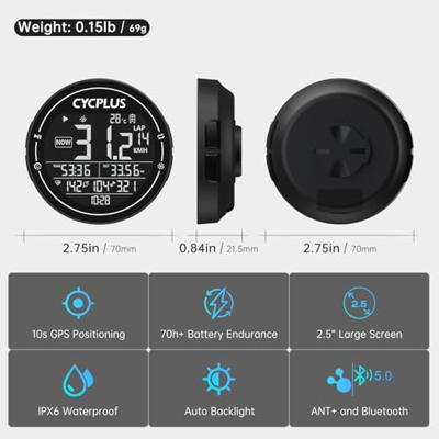 Fietscomputer Cycplus M2 GPS