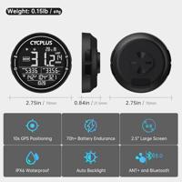 Fietscomputer Cycplus M2 GPS - thumbnail