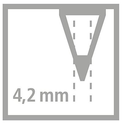 Kleurpotlood stabilo 203 trio dik 38st assorti