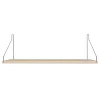 Frama Shelf wandplank 60x20 wit geolied|roestvrijstaal - thumbnail