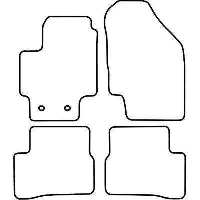 Automatten passend voor Hyundai Accent 2006-2009 TMHY528