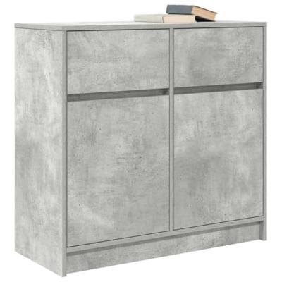 Dressoir met lade 80x34x76 cm spaanplaat betongrijs Dressoir met lade 80x34x76 cm spaanplaat betongrijs