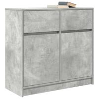Dressoir met lade 80x34x76 cm spaanplaat betongrijs - thumbnail