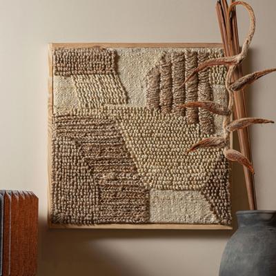 WOOOD Wanddecoratie 'Speck' 60x60cm, kleur Multicolor