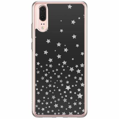Huawei P20 siliconen hoesje - Falling stars Huawei P20 siliconen hoesje - Falling stars