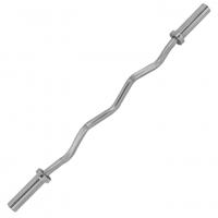 Tunturi Olympische Curlstang Chroom l 120 cm l 375 kg l Ø 50 mm - thumbnail