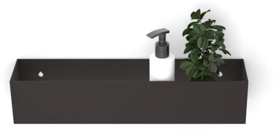 Looox Colour shelf box Special BoX rechthoek 30x10x10cm antraciet cshbox30a Looox Colour shelf box Special BoX rechthoek 30x10x10cm antraciet cshbox30a