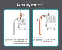 Gardena Aanzuiggarnituur 3,5m met Filter en Terugslagklep - 25mm Diameter Spiraalslang - thumbnail