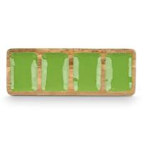 Dienblad met Vakjes GiftDecor MALI-941 G Groen 46 x 3 x 17 cm (6 Stuks) - thumbnail