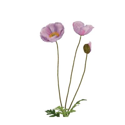 Klaprozen Kunsttak 76cm Paars