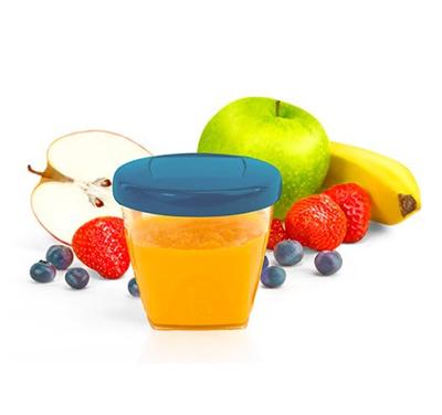Set van 6 hermetisch afsluitbare bakjes 250 ml BABYMOOV Babydol set van 6