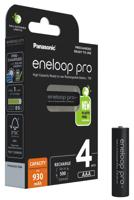 4 x AAA Panasonic Eneloop Pro batterijen - 930mAh - thumbnail