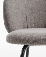 Kave Home Eetkamerstoel 'Minna' kleur Lichtgrijs - thumbnail