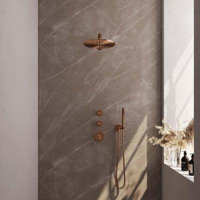 Thermostatisch Inbouwdoucheset Brauer Copper 30 cm Hoofddouche Wandarm Staafhanddouche Koper Brauer Thermostatisch Inbouwdoucheset Brauer Copper 30 cm Hoofddouche Wandarm Staafhanddouche Koper Brauer