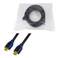 LogiLink CH0065 HDMI-kabel HDMI Aansluitkabel HDMI-A-stekker, HDMI-A-stekker 7.50 m Zwart 4K UHD, Audio Return Channel (ARC), Vergulde steekcontacten - thumbnail