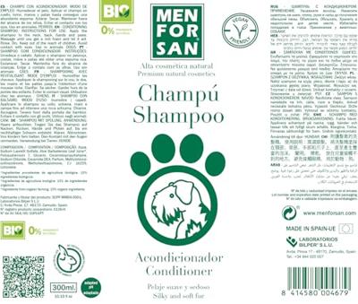 Shampoo en Conditioner Menforsan 300 ml Hond Conditioner