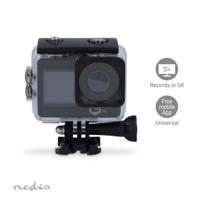 Nedis Action Cam | Dubbel scherm | 5K@30fps | 16 MPixel | Waterbestendig tot: 30.0 m | 80 min | Wi-Fi | App beschikbaar voor: Android™ / IOS | Mounts - thumbnail