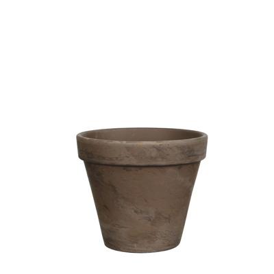 Mica Decorations bloempot Stan 15,5x13,5 cm grijs basalt