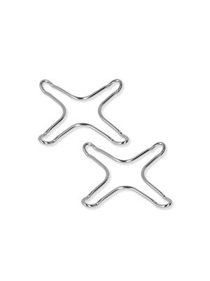 Metaltex Gasbrandverkleiner 12.5 cm 2 Stuks RVS