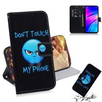 Woede patroon gekleurde tekening horizontale Flip lederen case voor Xiaomi Redmi 7 met houder & card slots & portemonnee - thumbnail
