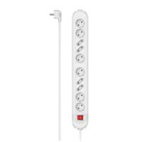 Hama Stekkerdoos, 10-voudig, schakelaar, wandmontage, 1,5 m Desktop accessoire Wit - thumbnail