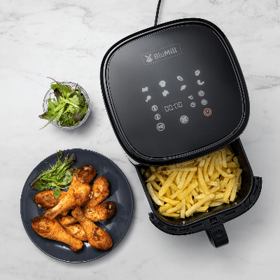 BluMill Digitale Airfryer 5L, heteluchtfriteuse BluMill Digitale Airfryer 5L, heteluchtfriteuse