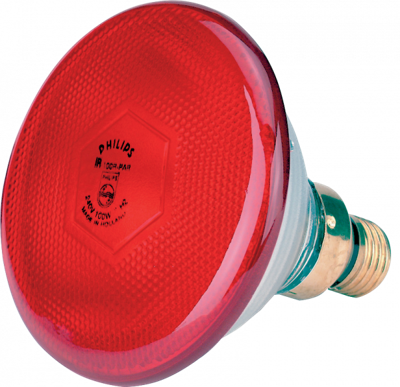 Spaarlamp 175 W - Rood