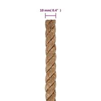 VidaXL Touw 50 m lang 10 mm dik jute - thumbnail