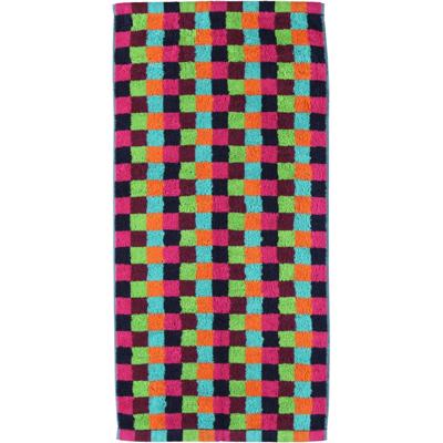 Cawö Cawö Lifestyle Karo Handdoek 7047 Multi-84 50x100