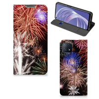 OPPO A73 5G Hippe | Standcase | Vuurwerk - thumbnail