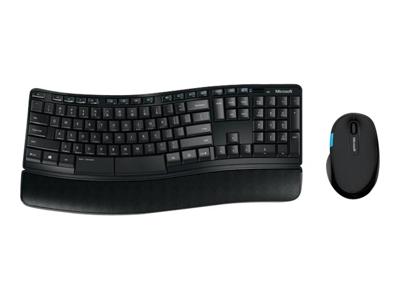 Microsoft Sculpt Comfort Keyboard toetsenbord RF Draadloos QWERTZ Zwart Microsoft Sculpt Comfort Keyboard toetsenbord RF Draadloos QWERTZ Zwart