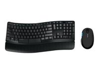 Microsoft Sculpt Comfort Keyboard toetsenbord RF Draadloos QWERTZ Zwart - thumbnail