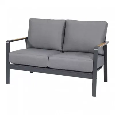 Mai Tai 2-persoons loungebank aluminium antraciet Mai Tai 2-persoons loungebank aluminium antraciet