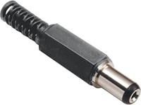 BKL Electronic 072611 Laagspannings-connector Stekker, recht 6.3 mm 3 mm 1 stuk(s) - thumbnail
