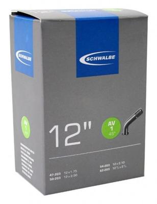 Schwalbe binnenband av1 12 inch 147/62-203 ventiel schuin 45° graden