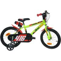 Dino Bikes Sfera 16 inch 27 cm jongens knijprem lichtgroen - thumbnail