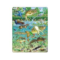Selecta Larsen legpuzzel dieren - vijver, 50st. - thumbnail