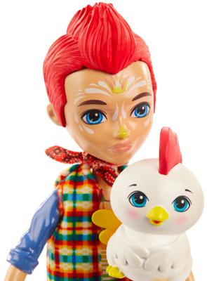 Mattel Enchantimals tienerpop Redward Rooster & Cluck 15 cm Mattel Enchantimals tienerpop Redward Rooster & Cluck 15 cm