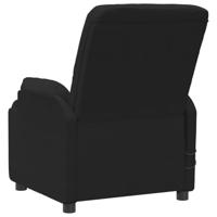 Sta-op-massagestoel kunstsuède zwart - thumbnail