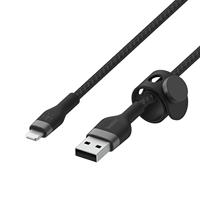 Belkin BoostCharge Pro Flex USB-A-kabel met Lightning-connector - thumbnail