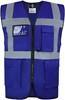 Korntex KX810 CO² Neutral Multifunctional Executive Safety Vest Hamburg - Royal Blue - L - thumbnail