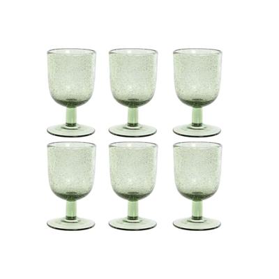 Set van bekers Home ESPRIT Groen Kristal 300 ml 8 x 8 x 14 cm (6 Stuks) Set van bekers Home ESPRIT Groen Kristal 300 ml 8 x 8 x 14 cm (6 Stuks)
