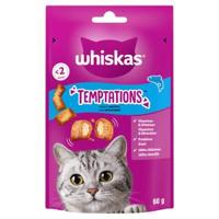 Whiskas Temptations met zalmsmaak kattensnacks Per stuk - thumbnail