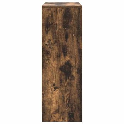Dressoir met lades en deuren 73x31x90 cm gerookt eiken