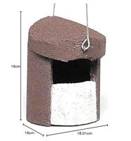 Schwegler 00152/8 Halve grot voor beekstelzen of huistrobosjes 1 stuk(s) - thumbnail