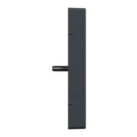 Merten MEG4122-0414 Afdekking System M Antraciet 1 stuk(s) - thumbnail