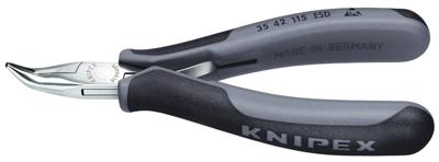 Knipex 35 42 115 ESD ESD Spitsbektang 45° gebogen 115 mm