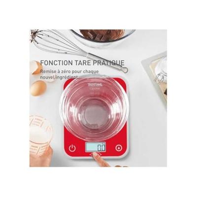 keukenweegschaal Tefal BC50U3V0 Rood Roze 5 kg keukenweegschaal Tefal BC50U3V0 Rood Roze 5 kg