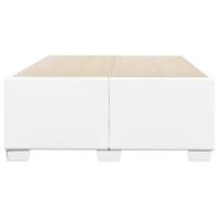 Bedframe zonder matras 120x190 cm kunstleer wit - thumbnail