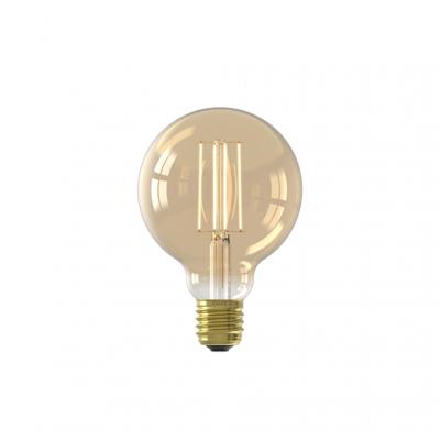 Lichtbron Globelamp 9,5 cm Recht Goud E27